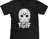 Jason mask tgif halloween horror t shirt high quality cotton thumb155 crop