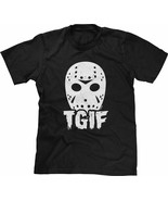 Jason Mask TGIF Halloween Horror T-Shirt High Quality Cotton Men and Women - $30.07 CAD