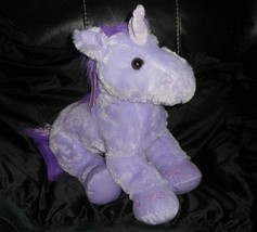 18&quot; Big Geoffrey 2012 Toys R Us Purple Horse Unicorn Stuffed Animal Plush Toy - £29.61 GBP