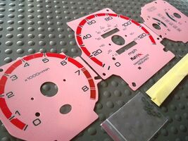 Fits 96-00 Honda Civic EX LX Automatic AT Cluster Face Glow Through Gaug... - $24.74