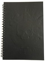 Disney Parks Shanghai Disney Pirates of The Caribbean Spiral Notebook Black Skul - £23.72 GBP