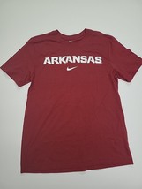 Arkansas razobacks Nike Tee shirt size medium red color - £7.56 GBP