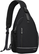 Mosiso Sling Backpack,Multipurpose Travel Hiking Daypack Rope Crossbody Shoulder - £31.96 GBP