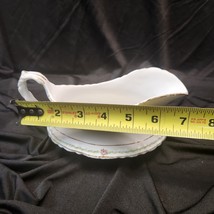 Homer Laughlin Hudson Fine American Porcelain 8&quot; Gravy Boat w/ Underplate VTG - $14.01