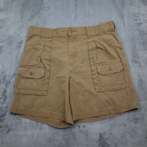 Cabelas Shorts Mens 34 Brown High Waist Cargo Pockets Casual Bottom Wear - £20.23 GBP