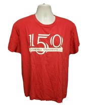2018 Cornell University 150th Anniversary Adult Large Red TShirt - £14.21 GBP