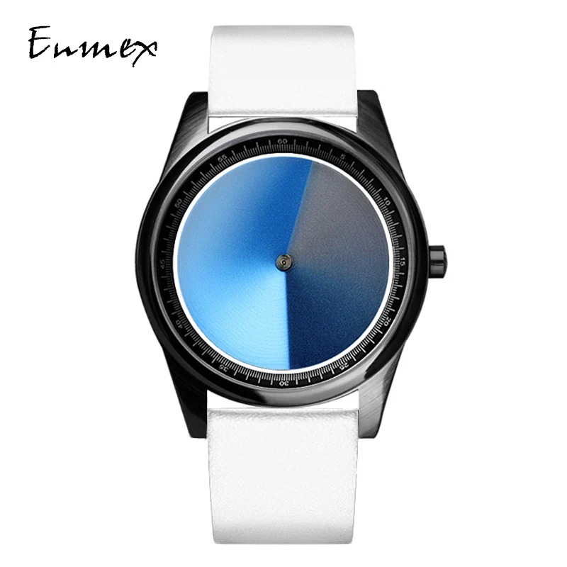 Enmex Individualization special design wristwatch changing dail blue des... - $29.88