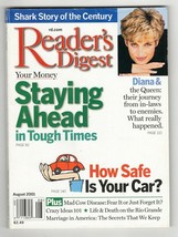 ORIGINAL Vintage Aug 2001 Reader&#39;s Digest Magazine Princess Diana of Wales - £11.67 GBP