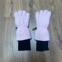 Lands End Girls ThermaCheck Light Pink Fleece Touch Gloves Mittens Size ... - $15.84