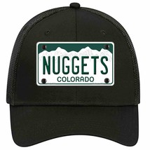 Nuggets Colorado State Novelty Black Mesh License Plate Hat - £22.83 GBP