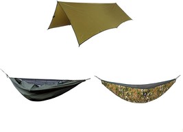 Onetigris Hideout Hammock Underquilt Bulwark All Season Camping Tarp Kom... - £153.33 GBP