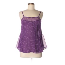 STELLA MCCARTNEY Purple SILK Star Print Camisole Top NEW NWT Med Medium - $1,862.02 MXN