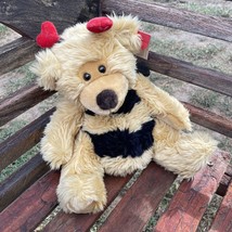 Russ Breezy Bear Brown Bumble Bee Wings And Heart Antenna. Retired Teddy... - £38.01 GBP