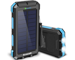 Solar Power Bank 30000Mah, Suscell Portable Solar Phone Charger - £31.94 GBP