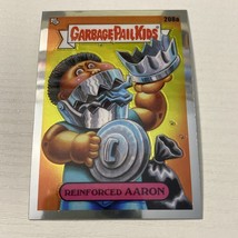 2022 Garbage Pail Kids Chrome Series 5 Base Refractors #208a Reinforced AARON - £0.79 GBP