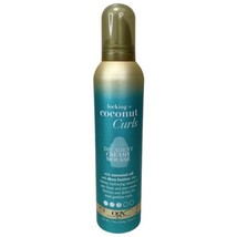 OGX Locking + Coconut Curls Decadent Creamy Mousse, 7.9 Ounce - NEW - £15.52 GBP