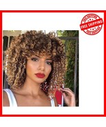 Adjustable Curly Wig for Black Women - 2-Tone with Natural Curls &amp; Acces... - $53.19 CAD