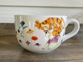 Disney Winnie the Pooh Oversized Mug 21oz Tigger Flowers NEW Cup “Friend... - $19.99