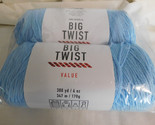 Big Twist Value lot of 2 cornflower blue Dye Lot 650360 - £7.98 GBP