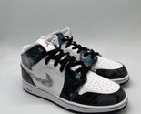 Nike Air Jordan 1 Mid SE White Basketball Shoes BQ6931-114 Youth Size 6 - $159.95