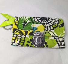 Vera Bradley Tropical ID Wallet Quick Key Chain Ring Floral Flowers Mone... - £17.16 GBP