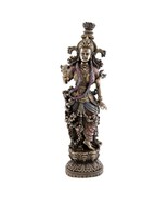 RADHA STATUE 14.5&quot; Hindu Goddess Consort of Lord Krishna Bronze Resin St... - €83,96 EUR
