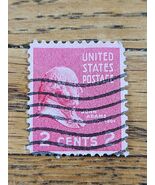 US Stamp John Adams 2c Used Wave Cancel - €1,44 EUR