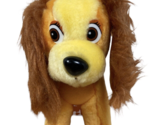 Vintage Disney Lady and The Tramp Lady Plush Dog Brown 6.5 in - $11.36