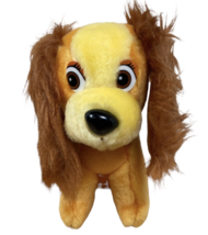 Vintage Disney Lady and The Tramp Lady Plush Dog Brown 6.5 in - $11.36
