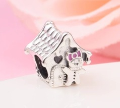 2023 New Authentic S925 Gingerbread House Charm for Pandora Bracelet  - £9.36 GBP