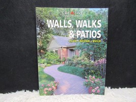 1997 Creative Homeowner Walls, Walks &amp; Patios Plan Design Build Paperback Book - $5.95