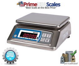 Prime USA OPX-SS Washdown Bench Scale for Food Applications &amp; More - £345.19 GBP