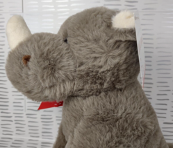 Rhino Valentine&#39;s Day Plush Jungle Animal Dan Dee Rhinoceros Soft Valentine Toy - £16.79 GBP
