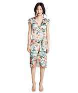 NEW 2018 AUTH Alice Olivia Garnet Flutter Sleeve Dress  $375 - $168.56 CAD