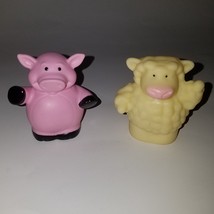 TOMY Pig Sheep Animals John Deere Tractor Replacement Figures Toy Lot - £6.58 GBP