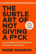 The Subtle Art of Not Giving a Fck Approach to Living Good Mark Manson paperback - £15.78 GBP