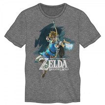Zelda Breath of the Wild Link Grey Siro Mens T-Shirt - £15.98 GBP