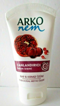 Lot 2 ARKO NEM Hand &amp; Face Cream Pomegranate &amp; Red Fig Revitalizing 2.5 oz - £2.36 GBP