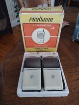 Vintage REALTONE WALKIE-TALKIE CHANNEL 14 model 5143 with ORIGINAL BOX - £18.37 GBP