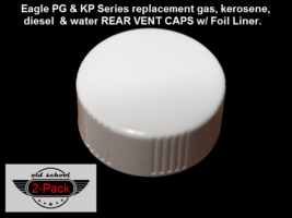 2-Pk Eagle Rear Vent Screw Caps New Lid Gas Can Part For PG1 PG3 PG5 PG6 KP3 KP5 - £3.71 GBP