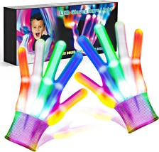 Cool Toys LED Gloves Boys Toys Age 6 8 8 12 Year Old with 6 Flash Mode Great Sto - £27.02 GBP