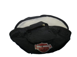 Official Harley Davidson Motorcycle Helmet Cushioned Tote Bag Black - $28.71