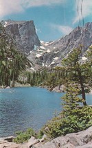 Dream Lake &amp; Hallet&#39;s Peak Rocky Mountain National Park Postcard Posted 1959 - £7.90 GBP