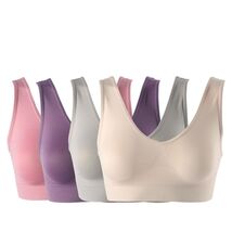 Rhonda Shear 4‑Pack Original Ahh Bras Medium (M/M) Lilac, Green, Rose, a... - $41.83 CAD