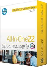 HP Paper 8.5x11 All-in-One 22lb 750 Sheets 96 Bright FSC Certified - $15.19