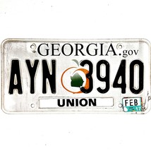 2017 United States Georgia Union County Passenger License Plate AYN 3940 - $263.65 MXN