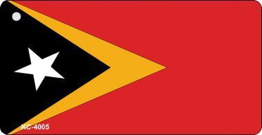 East Timor Flag Novelty Key Chain