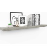 Ballucci Floating Shelf, 36&quot; Wood Wall Shelf With Invisible, Rustic Gray - $878.90 MXN