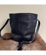 Vintage Coach 4156 Soho Black Belted Bucket Bag *READ* - £66.27 GBP