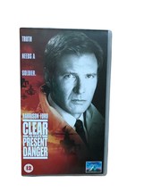 Claro Y Presente Danger - Harrison Ford - Pal VHS Vídeo Cinta - $8.02